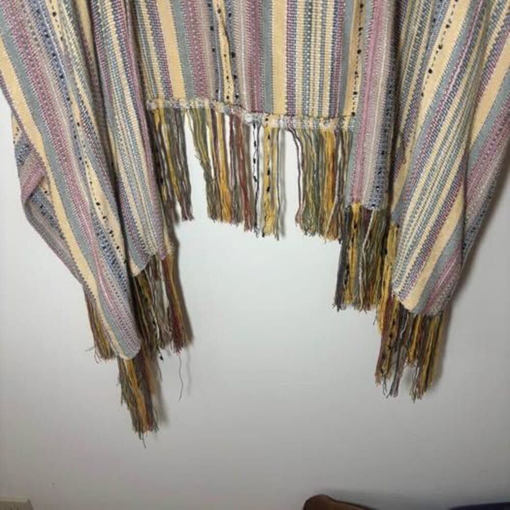altard state Striped Multi-color Boho Kimono Cardigan M - Picture 3 of 6